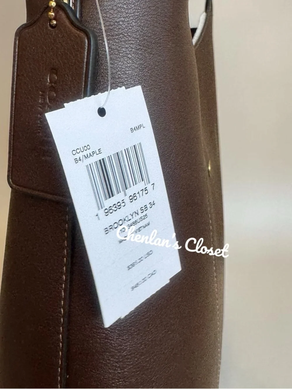 NWT Coach 34 Brooklyn Shoulder Bag 34 - Picture 9 of 12